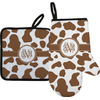 Generated Product Preview for Kathryn Young Review of Cow Print Oven Mitt & Pot Holder Set w/ Monogram