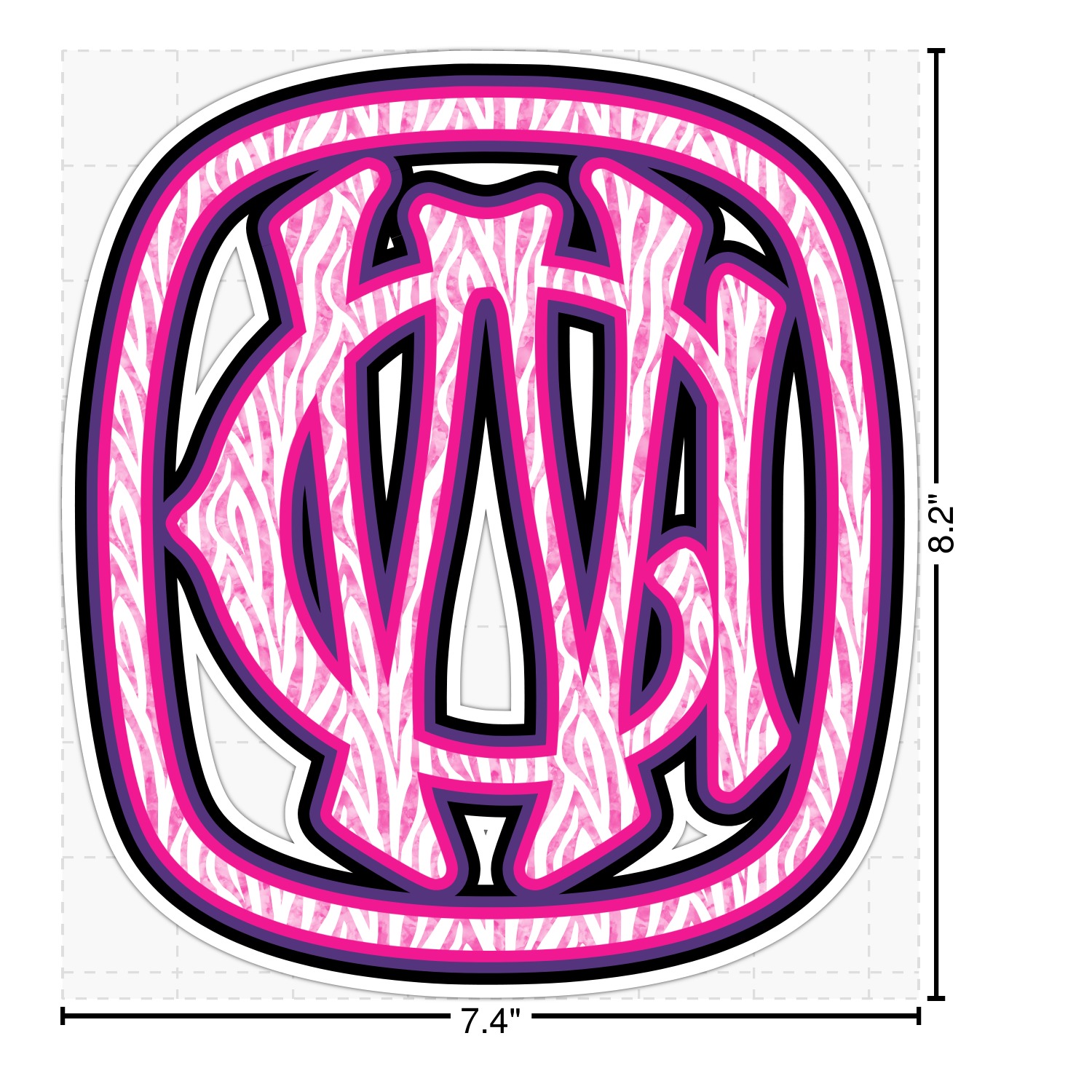 Design Your Own Personalized Monogram Car Decal