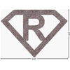 Generated Product Preview for KB Review of Super Hero Letters Glitter Iron On Transfer- Custom Sized (Personalized)