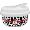 Generated Product Preview for Michelle  Hatch Review of Cowprint Cowgirl Snack Container (Personalized)