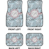 Generated Product Preview for virginia e Review of Sea-blue Seashells Car Floor Mats (Personalized)