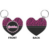 Generated Product Preview for Gretchen Review of Zebra Print & Polka Dots Plastic Keychain (Personalized)