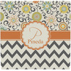 Generated Product Preview for DIna Pineda Review of Swirls, Floral & Chevron Square Trivet (Personalized)