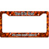 Generated Product Preview for Teresa Review of Fire License Plate Frame (Personalized)
