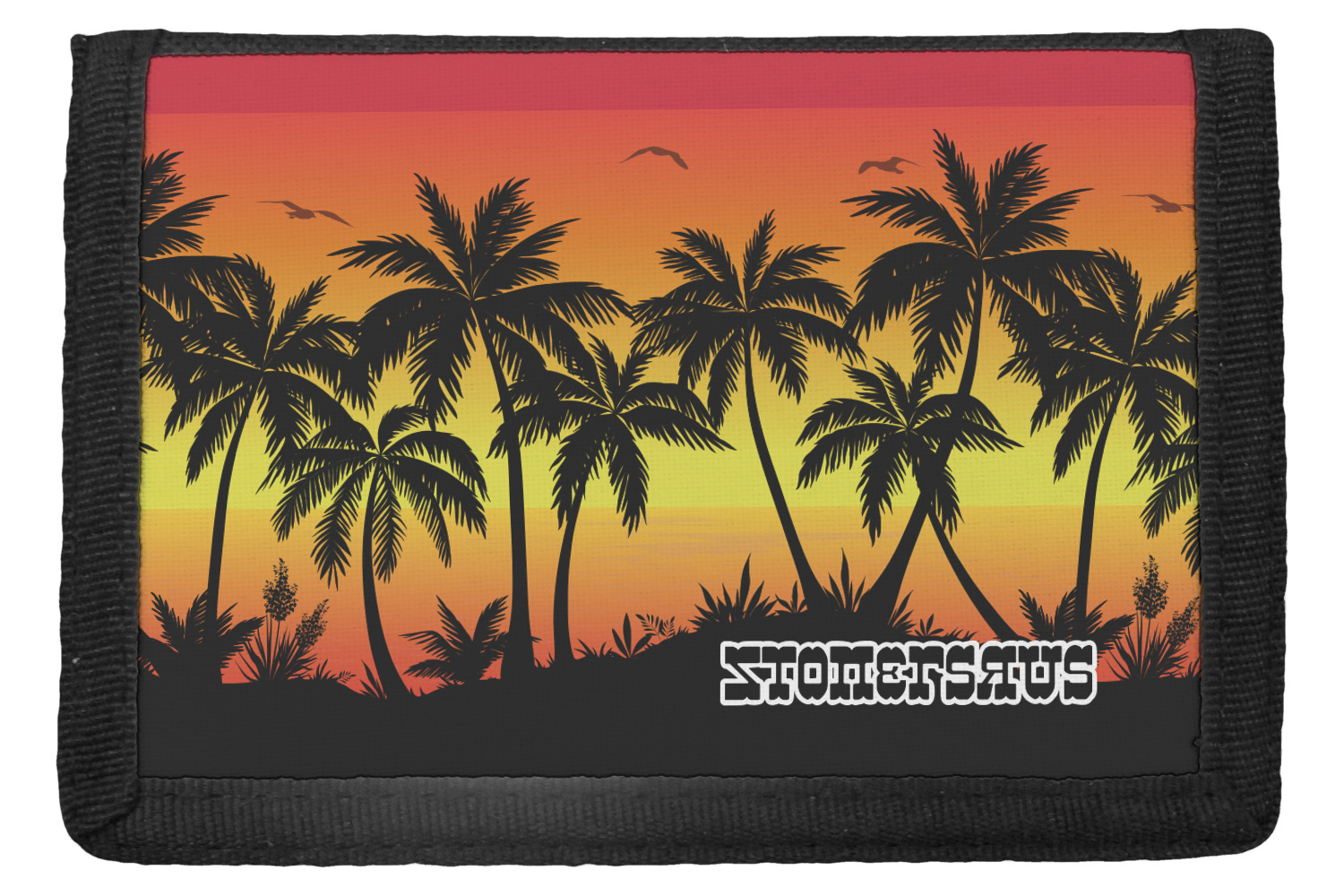 Custom Tropical Sunset Trifold Wallet (Personalized) | YouCustomizeIt