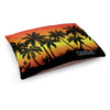 Generated Product Preview for F. A. Review of Tropical Sunset Dog Bed - Medium w/ Name or Text