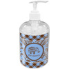 Generated Product Preview for Benjamin Review of Gingham & Elephants Acrylic Soap & Lotion Bottle (Personalized)
