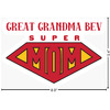 Generated Product Preview for Carol Vout Review of Super Mom Graphic Car Decal