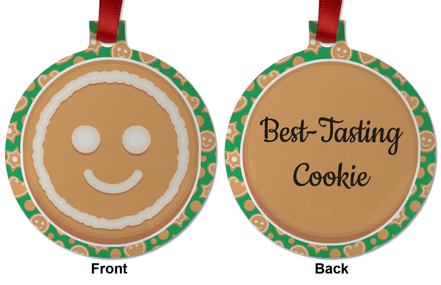 Custom Metal Ornaments DoubleSided Design & Preview Online YouCustomizeIt