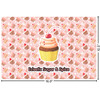 Generated Product Preview for Carmen Review of Sweet Cupcakes Laptop Skin - Custom Sized w/ Name or Text