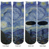 Generated Product Preview for Joan Review of The Starry Night (Van Gogh 1889) Adult Crew Socks