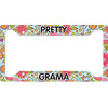 Generated Product Preview for Sandra Czornig Review of Wild Flowers License Plate Frame (Personalized)