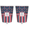 Generated Product Preview for KAREN WILKINS Review of Nautical Anchors & Stripes Waste Basket (Personalized)