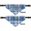 Generated Product Preview for Meredith Review of Plaid Dog Bandana (Personalized)
