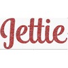 Generated Product Preview for Jettie Leger Review of Multiline Text Glitter Iron On Transfer- Custom Sized (Personalized)