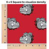 Generated Product Preview for ANTHONY Review of School Mascot Custom Fabric by the Yard (Personalized)