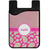 Generated Product Preview for Anne Shepherd Review of Pink & Green Paisley and Stripes 2-in-1 Cell Phone Credit Card Holder & Screen Cleaner (Personalized)
