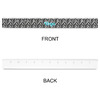 Generated Product Preview for NP Review of Zebra Print Plastic Ruler - 12" (Personalized)