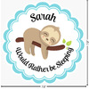 Generated Product Preview for Jaclyn Review of Sloth Large Custom Shape Patch (Personalized)