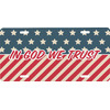 Generated Product Preview for Daisy Review of Stars and Stripes Front License Plate (Personalized)