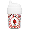 Generated Product Preview for M C Review of Ladybugs & Gingham Sippy Cup (Personalized)