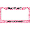 Generated Product Preview for ROBIN PREMO Review of Lips n Hearts License Plate Frame - Style B (Personalized)