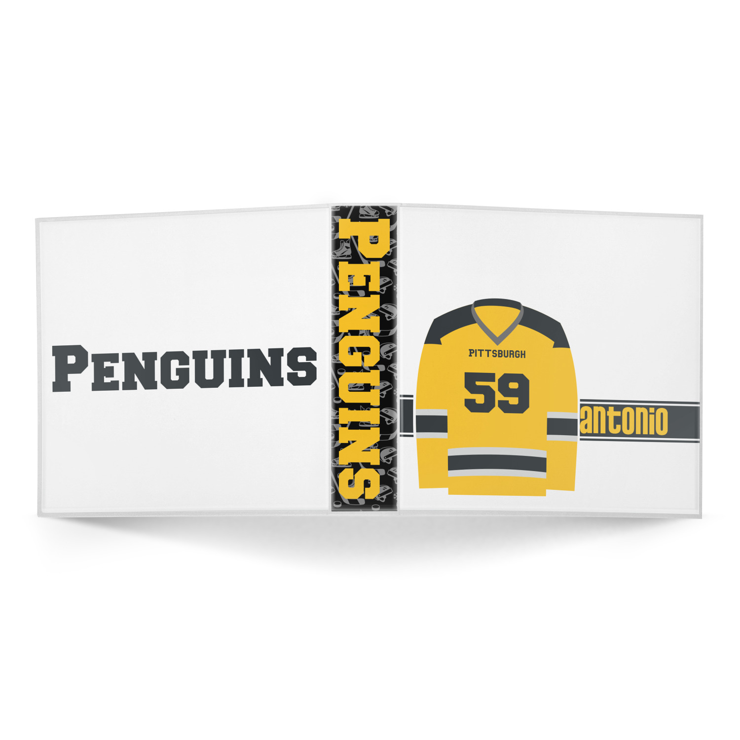 personalized hockey card binder Ultra PRO 3