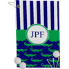 Generated Product Preview for Earl Utz Review of Alligators & Stripes Golf Towel - Poly-Cotton Blend - Small w/ Name or Text