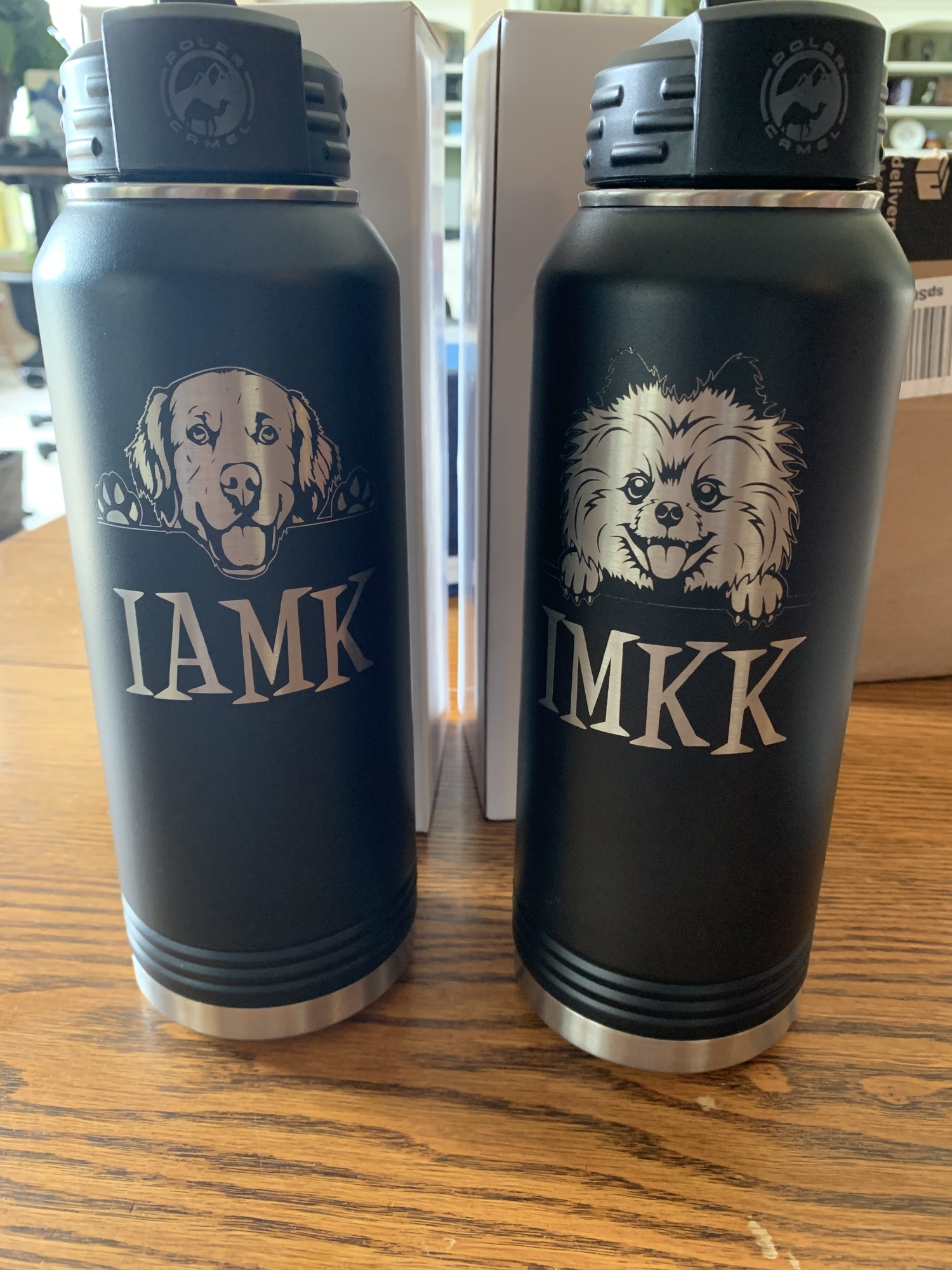 Laser Engraved Stainless Steel Water Bottle,Custom Thermos, Cold Water  Bottle - Shop INJOY mall Teapots & Teacups - Pinkoi