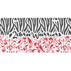 Generated Product Preview for LoriAnn Horton Review of Zebra & Floral Front License Plate (Personalized)