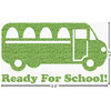 Generated Product Preview for Vicki Smith Review of School Bus Glitter Iron On Transfer- Custom Sized (Personalized)
