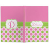 Generated Product Preview for Diane Blevins Review of Pink & Green Dots Hardbound Journal (Personalized)