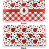 Generated Product Preview for Dianne Review of Ladybugs & Gingham Vinyl Checkbook Cover (Personalized)