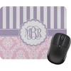 Generated Product Preview for Mary Ross R Bonds Review of Pink & Purple Damask Rectangular Mouse Pad (Personalized)