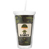 Generated Product Preview for Sherry Review of Green Camo Double Wall Tumbler with Straw (Personalized)