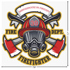 Generated Product Preview for Nancy Review of Firefighter Graphic Car Decal (Personalized)