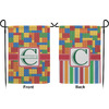 Generated Product Preview for Nancy D Review of Building Blocks Garden Flag (Personalized)