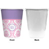 Generated Product Preview for Melissa Coy Review of Pink, White & Purple Damask Waste Basket (Personalized)