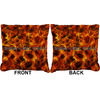 Generated Product Preview for cory Review of Fire Faux-Linen Throw Pillow (Personalized)