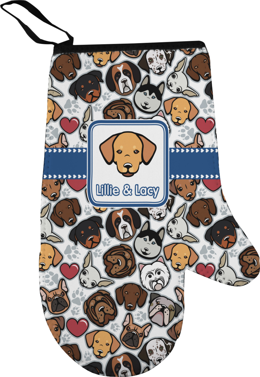 Custom Dog Faces Oven Mitt (Personalized) YouCustomizeIt