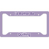 Generated Product Preview for Quilting Grandma Review of Design Your Own License Plate Frame