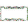 Generated Product Preview for Denis Budge Review of Vintage Floral License Plate Frame (Personalized)