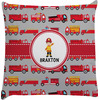 Generated Product Preview for Pamela R Review of Firetrucks Decorative Pillow Case (Personalized)