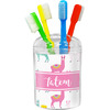 Generated Product Preview for Kim Review of Llamas Toothbrush Holder (Personalized)