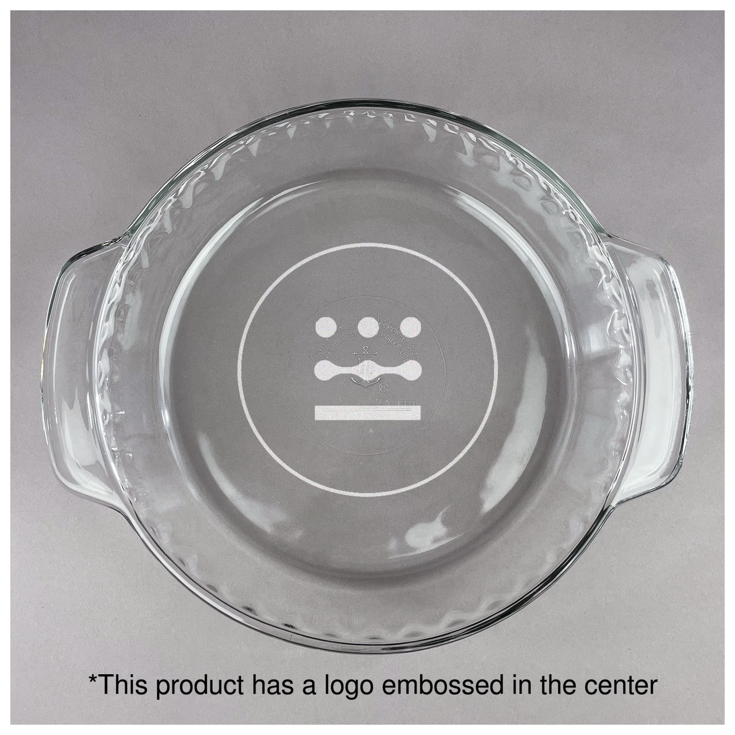 Design Your Own Glass Pie Dish - 9.5in Round | YouCustomizeIt