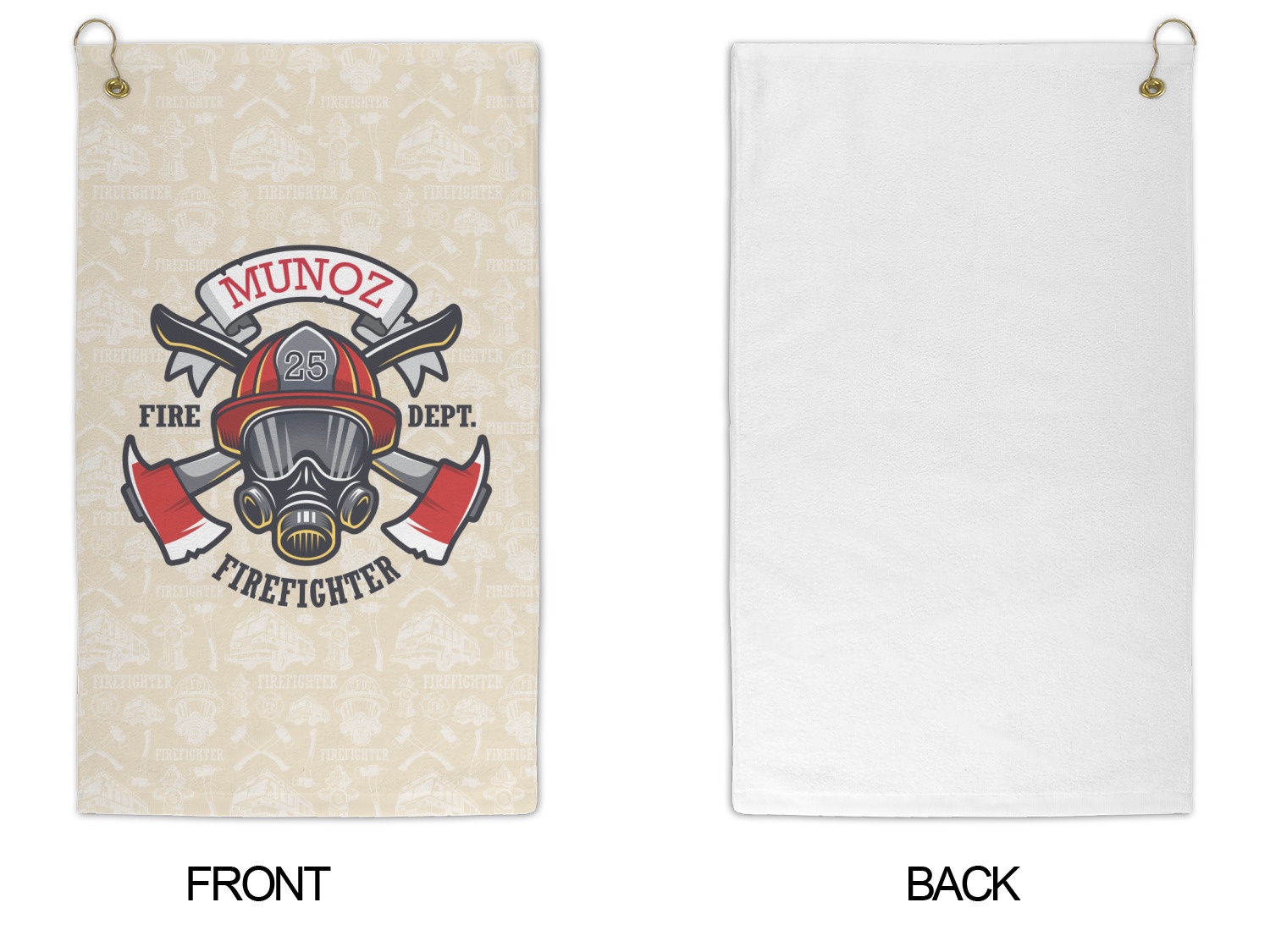 Custom Microfiber Golf Towels Small Design & Preview Online