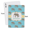 Generated Product Preview for Heidi kolberg Review of Elephant Playing Cards (Personalized)