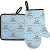Generated Product Preview for Karyl Review of Lake House #2 Right Oven Mitt & Pot Holder Set w/ Name All Over