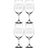 Generated Product Preview for Ronda Review of Interlocking Monogram Wine Glasses (Set of 4) (Personalized)