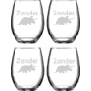 Generated Product Preview for Kirstin Review of Dinosaurs Stemless Wine Glasses (Set of 4) (Personalized)